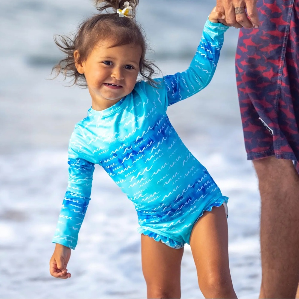 COCO MOON Kai Collection Nalu One-Piece Long Sleeve Swimsuit